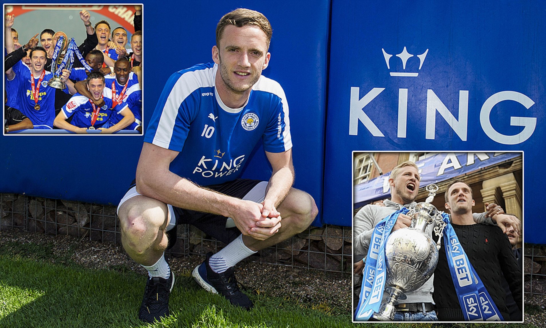 Boyhood Chelsea fan Andy King reflects on Leicester's fairytale: 'I've had so many pinch me moments I'm starting to get sore' | Daily Mail Online