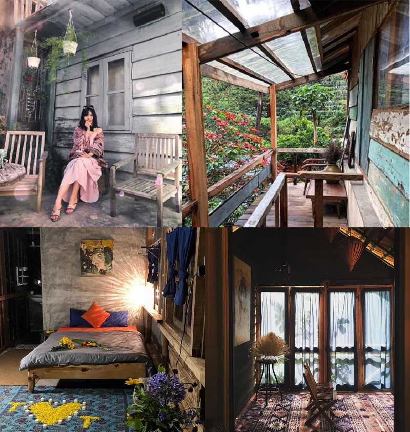 Không gian ở Le Bleu homestay ở Đà Lạt