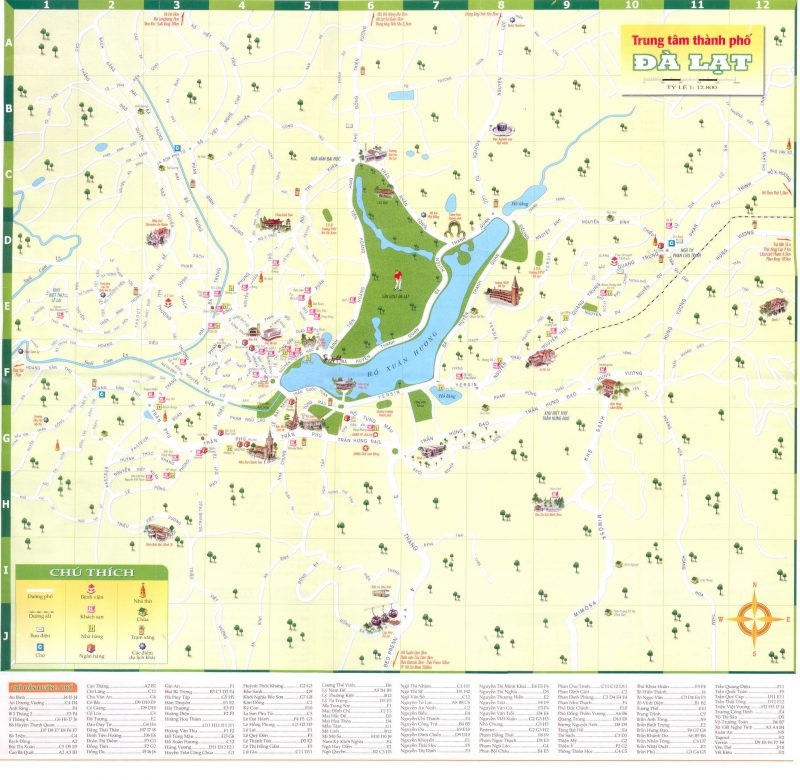 Cập nhật chi tiết bản đồ du lịch Đà Lạt mới nhất năm 2020