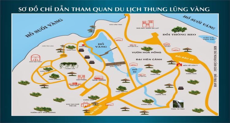 Bản đồ trong thung lũng vàng