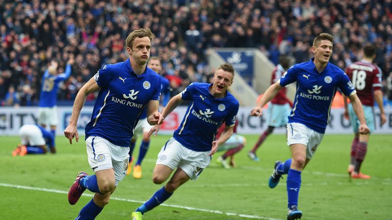 Leicester 2-1 West Ham: Andy King scores late winner for Foxes | Football News | Sky Sports