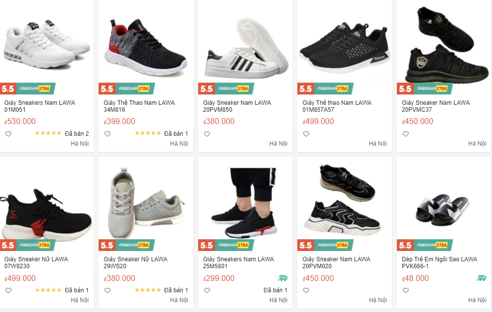 Mua giày tập 1:1 ở đâu? Top 10 Cửa Hàng Giày 1:1 Uy Tín Trên Shopee