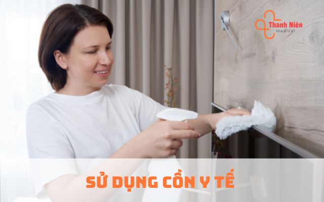 Sử dụng cồn y tế 