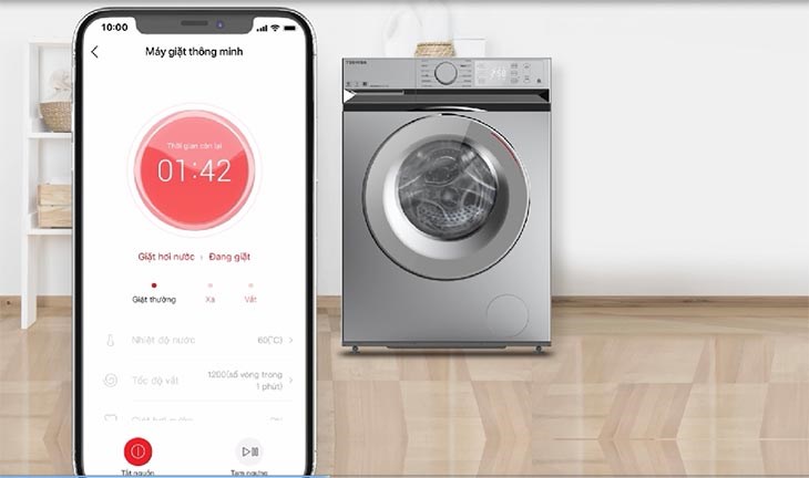 Điều khiển máy giặt Toshiba của bạn bằng ứng dụng TSmartLife trên điện thoại