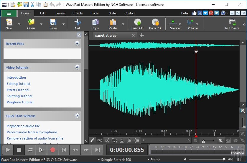 WavePad Sound Editor Masters 11.44 Full – Chỉnh Sửa Audio