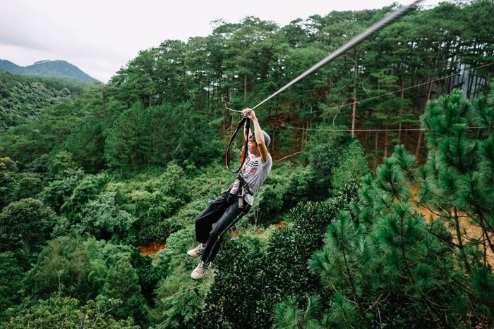Datanla High Rope Course - trò chơi mạo hiểm nhất nhì giữa rừng già Đà Lạt | Mytour.vn